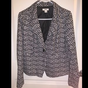 Black and White Blazer